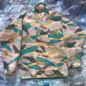 Rare!Patagonia synchilla trout pattern